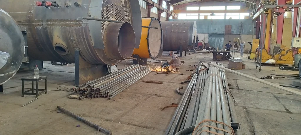 مراحل ساخت دیگ بخار