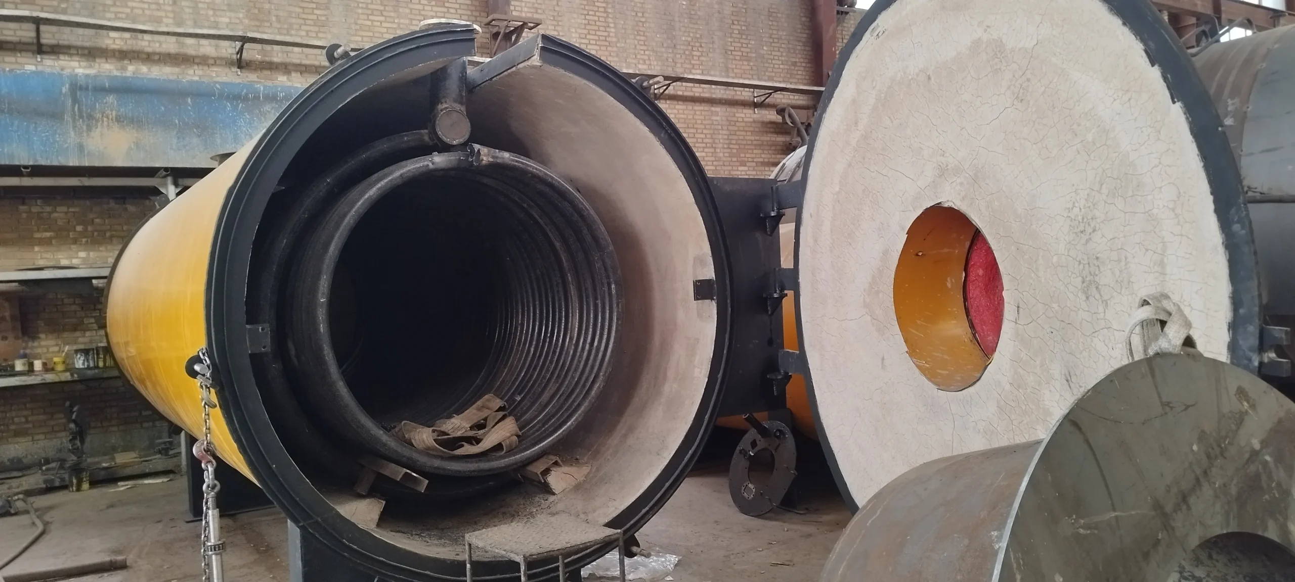 گالری 39 مراحل ساخت بویلر روغن داغ