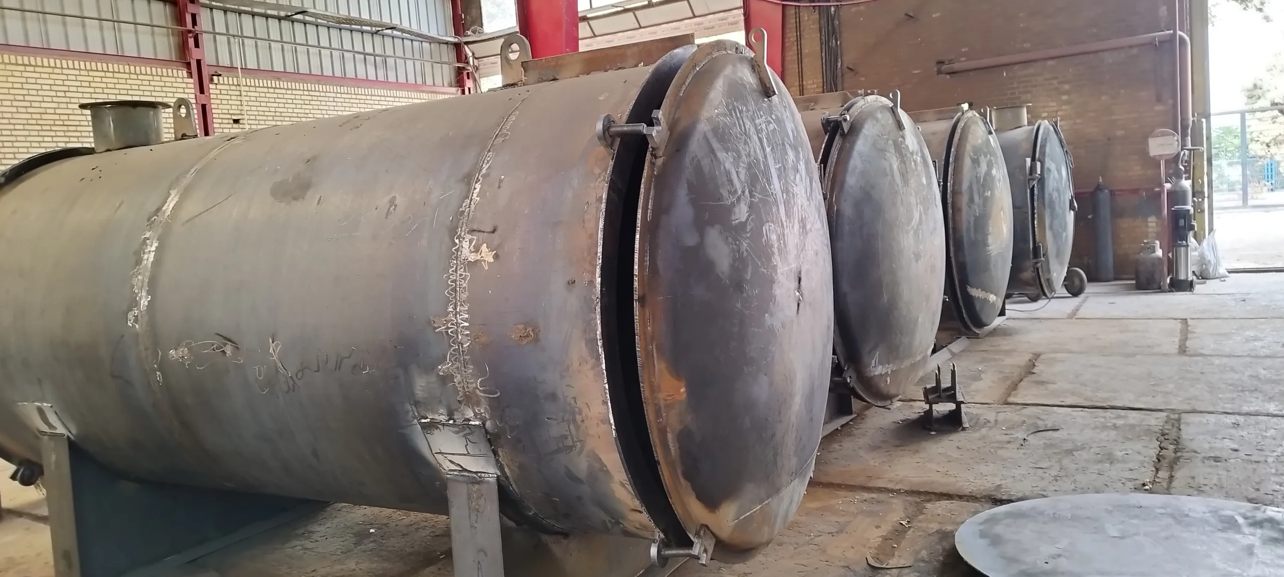 گالری 37 مراحل ساخت بویلر روغن داغ