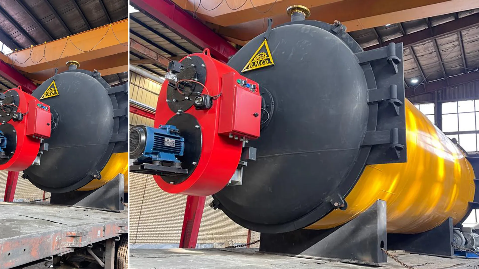 گالری 3 بارگیری هیدرولیک روغن حرارتی