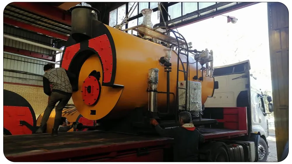 ارسال دیگ بخار 5 تن به تبریز