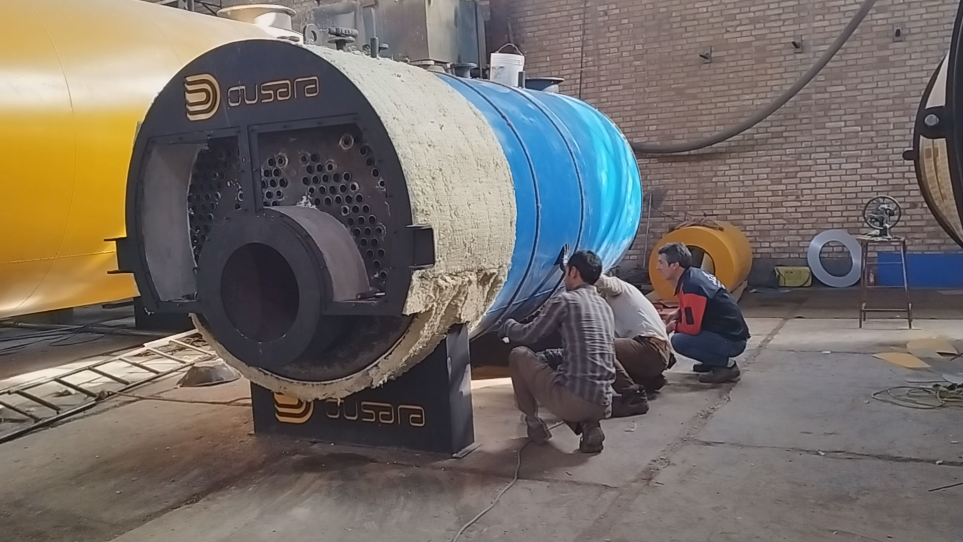 مشخصات دیگ بخار 1تن 5 عایق کاری دیگ بخار