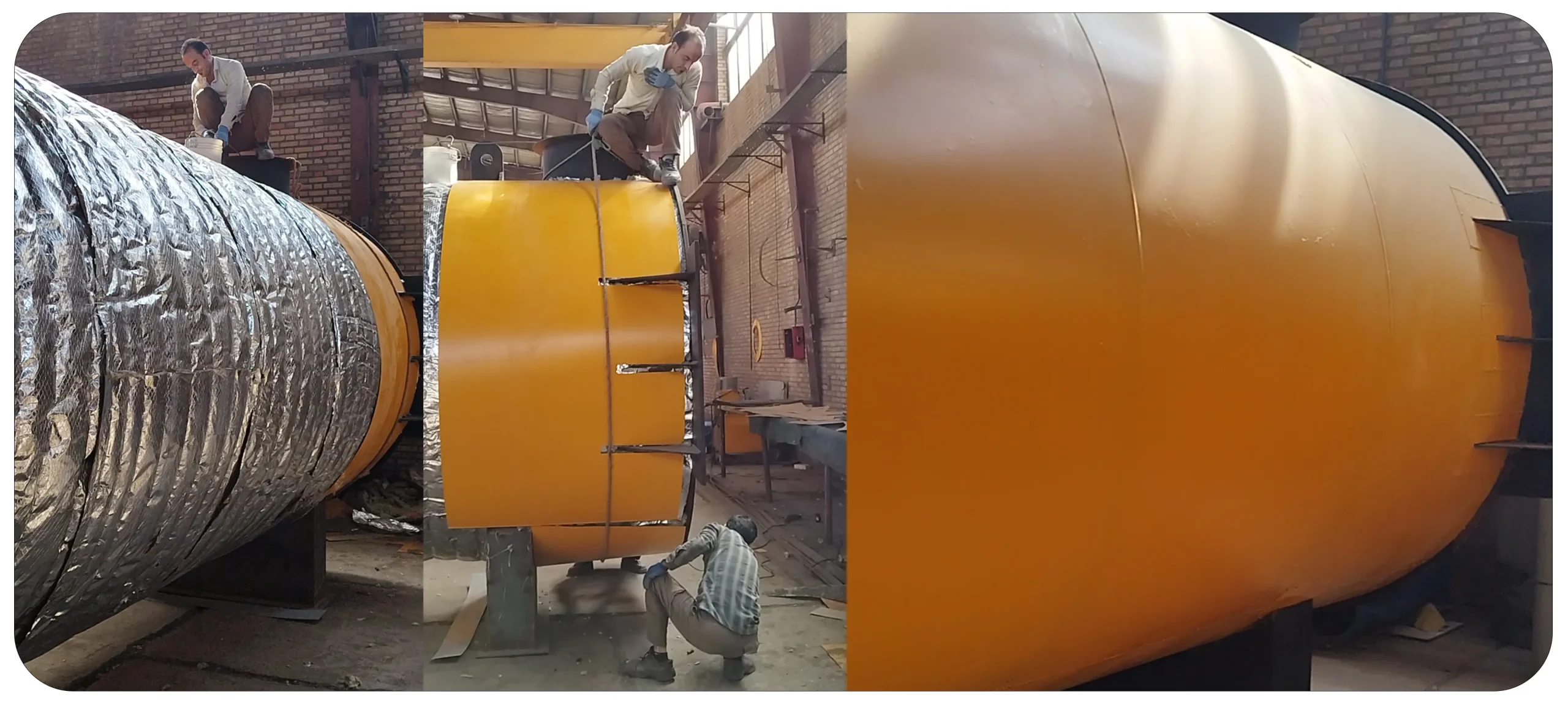 مشخصات بویلر روغن داغ 5 عایق کاری بویلرروغن داغ